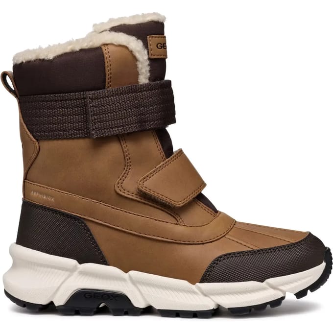 GEOX FLEXYPER PLUS ABX JONGENS - TABAK/ZWARTE KOP - Maat 32