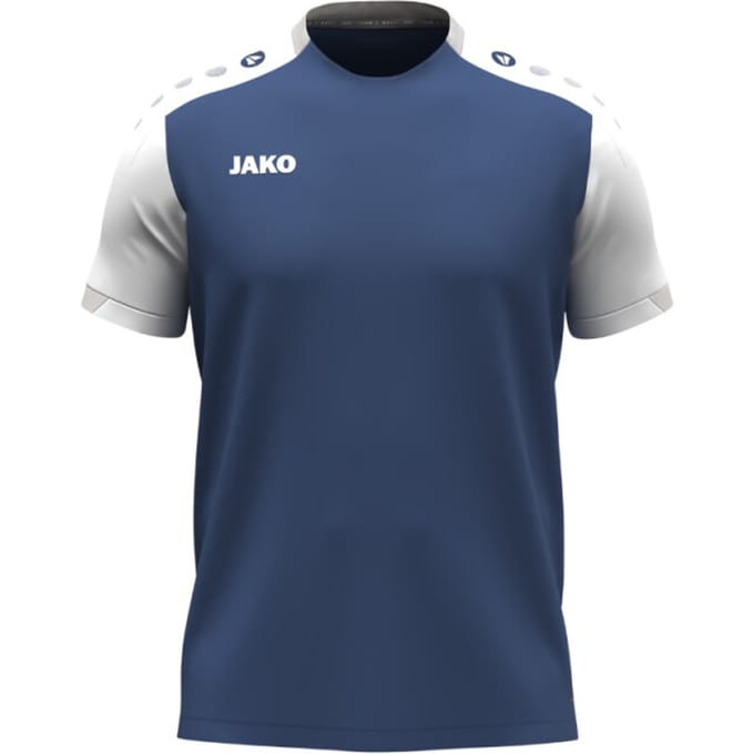 Jako Dynamic T-Shirt Dames - Nachtblauw / Wit / Lichtgrijs | Maat: M