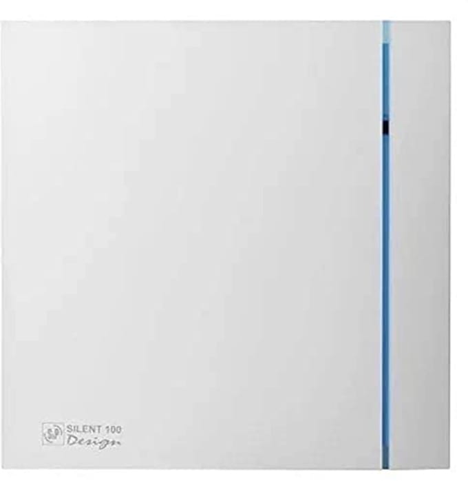 Geluidsarme Badkamerafvoerventilator 280 m3/h met Terugslagklep