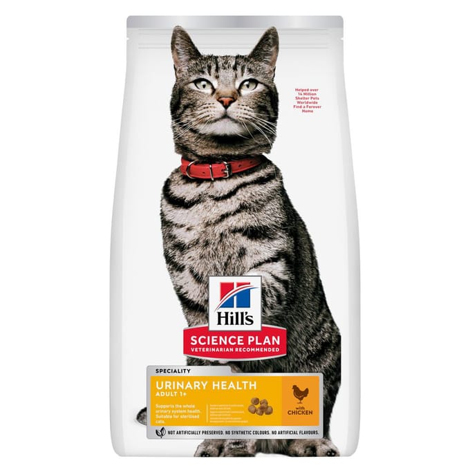 3kg Adult Urinary Health Kip Hill's Science Plan Kattenvoer