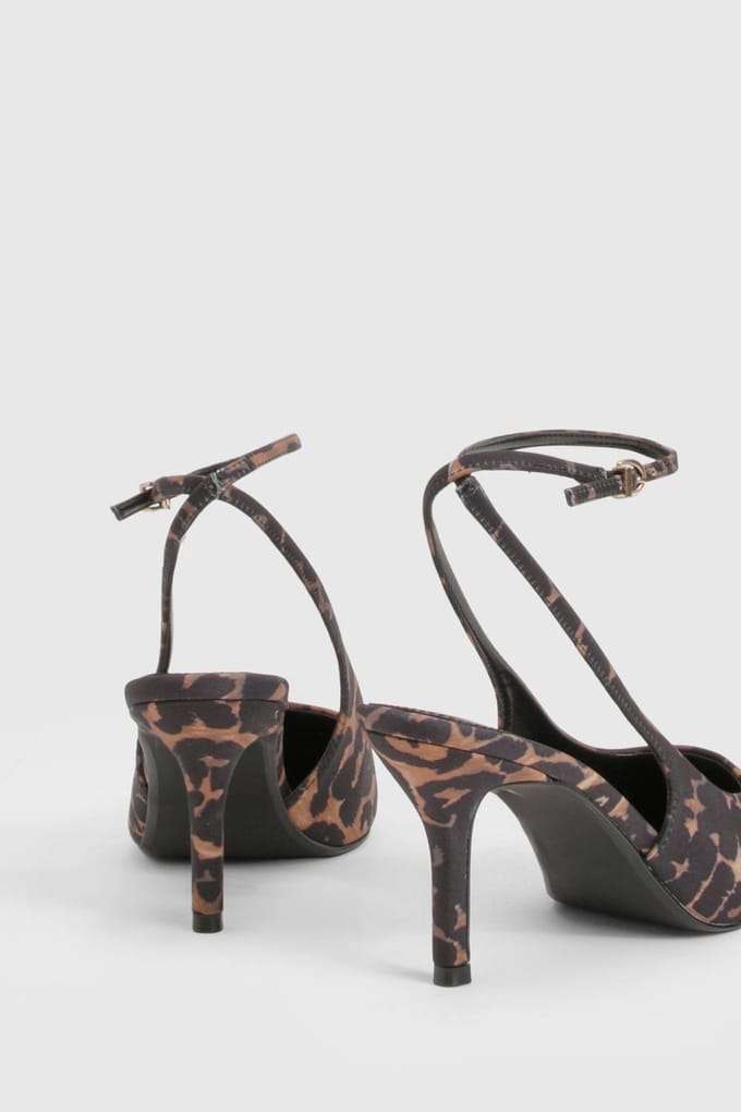boohoo Dames Leopardprint 2-delige court schoenen | Luipaardprint | Maat: 41