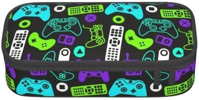 Etui Tas - Opbergtas Briefpapier - Kantoor School - Multifunctioneel Ontwerp - Niet Gespecificeerd - Videogame