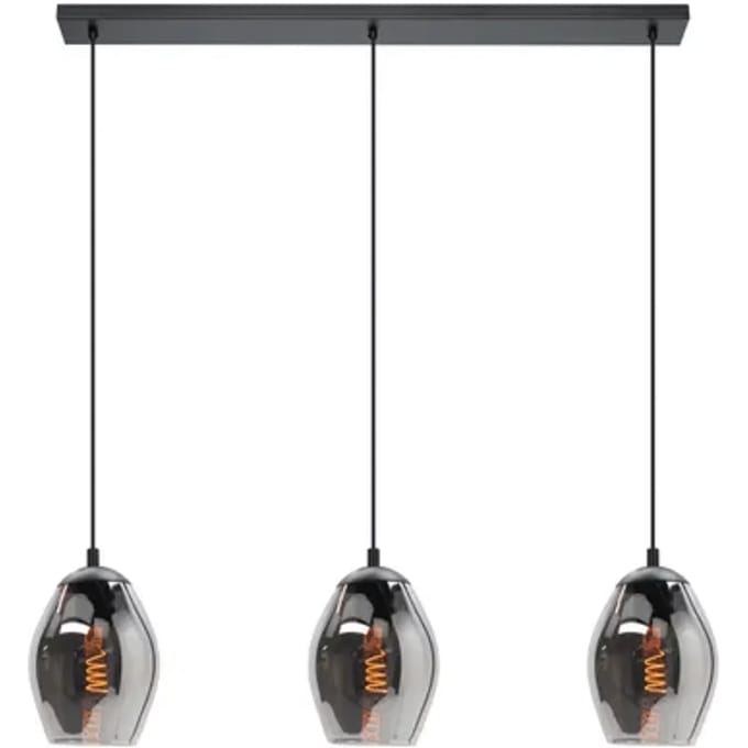 Eglo Hanglamp Almagro Zwart 3xe27
