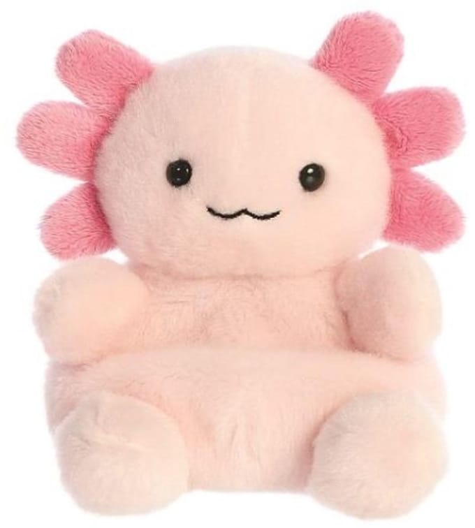 Palm Pals Roze Axolotl Pluche Knuffel 15 cm
