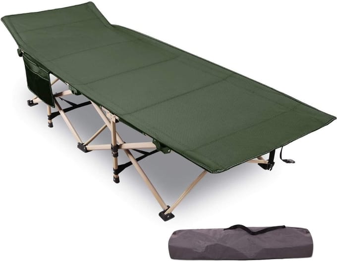 VH Supplies® Veldbed - Stretcher - Kampeerbed - 190 x 71 x 38 cm - Max 226kg