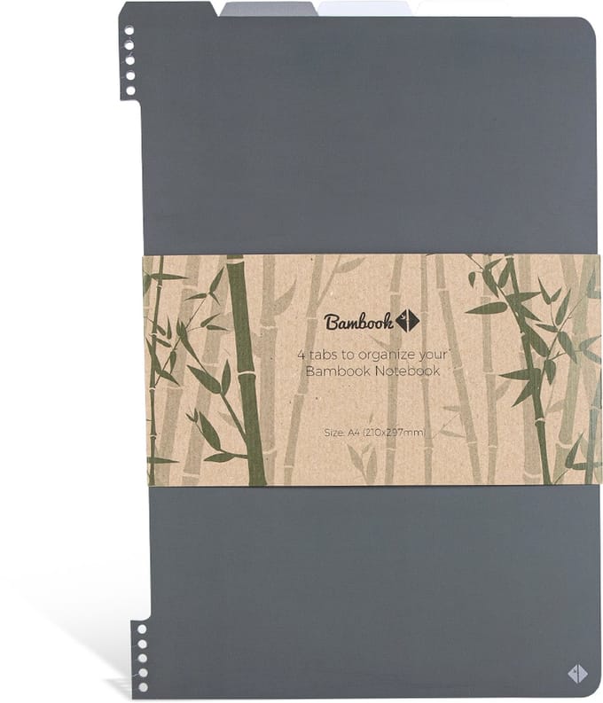 Bambook A4 Tabbladen