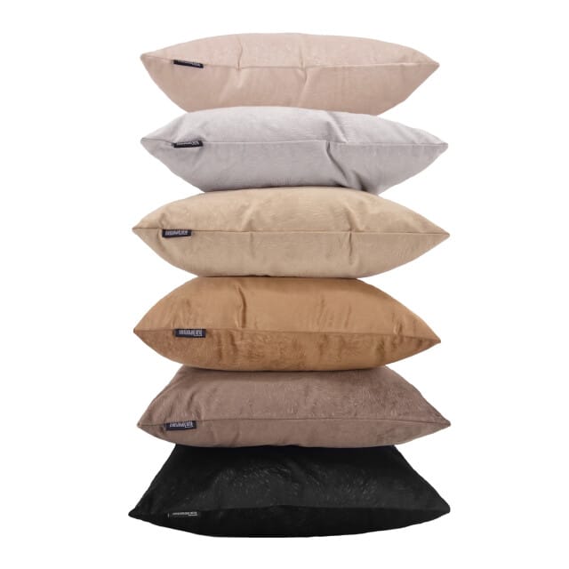 Gek op kussens! Sierkussen velvet chic silver grey | 45 x 45 cm | velvet/polyester