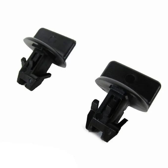 Écrous noirs de couvercle d'attelage de pare-chocs arrière, 2 pièces, 68249278AA pour Dodge Durango 2014 – 2022 black