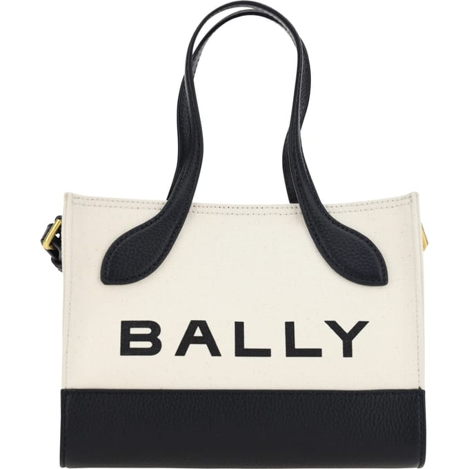 Bally Minimalistische Stoffen Tote Bag Dames Tote Bags Wit 6304520 Basic Set (Bag+Dust Bag) white
