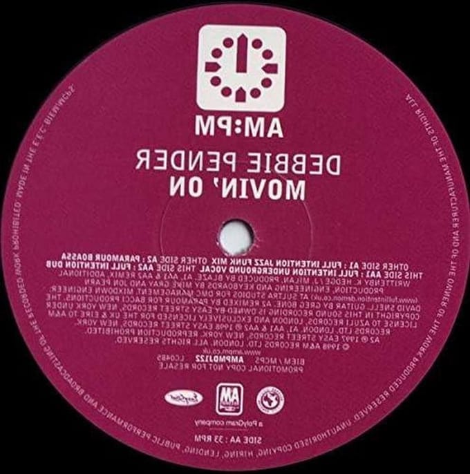 Movin' On (Full Intention / Paramour Mixes)-12"