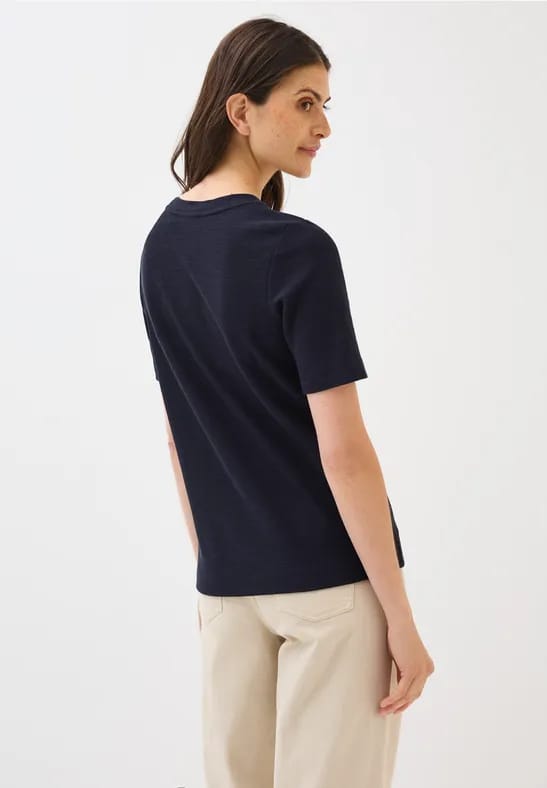 Bouclé slub shirt