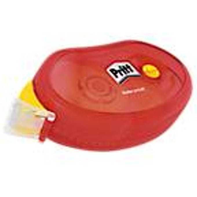 Pritt Compact Lijmroller Non-Permanent – 10m – Herpositioneerbare Lijm – Lijmroller voor Papier & Karton – Schoon & Nauwkeurig Lijmen