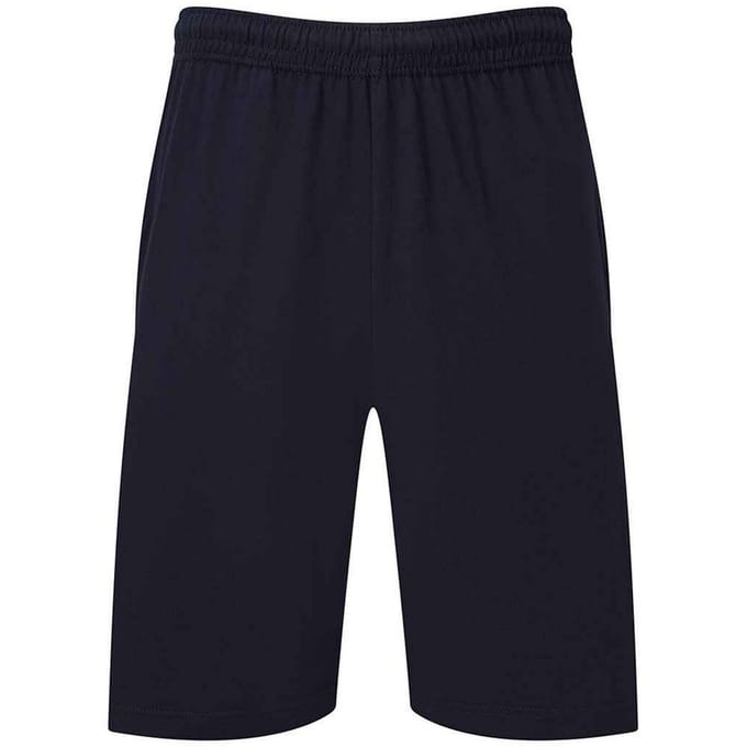 Fruit of the Loom Heren Iconic 195 Jersey Shorts (Deep Navy)