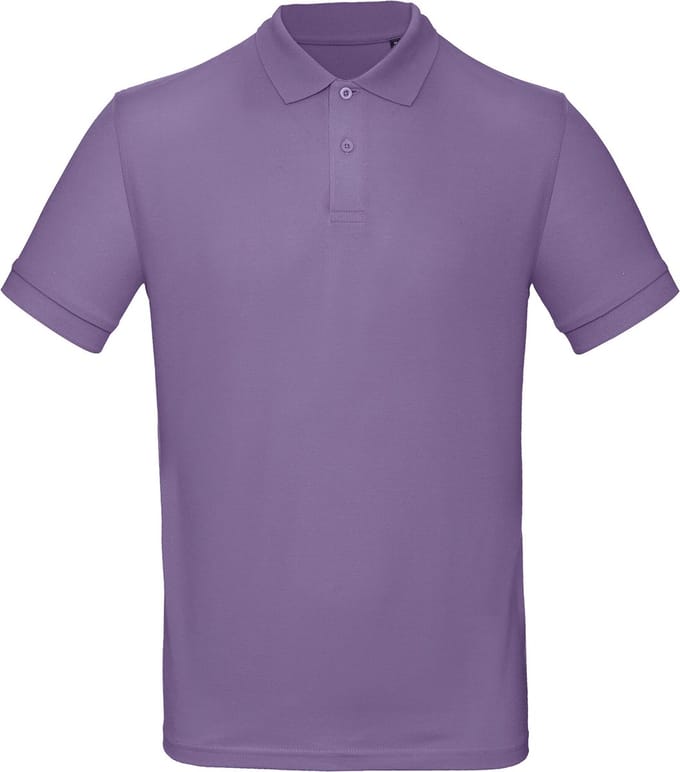 B&C Men's organic polo shirt CGPM430 - Millennial Lilac - L