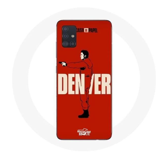 Coque - MANIACASE - Samsung Galaxy A51 - La Casa De Papel - Souple - Rouge