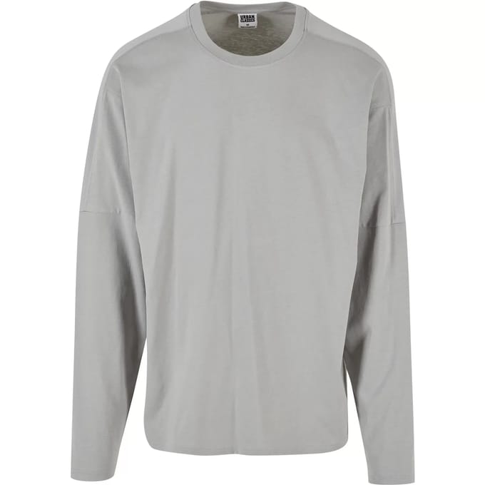 Urban Classics - Raglan Back Longsleeve shirt - M - Grijs