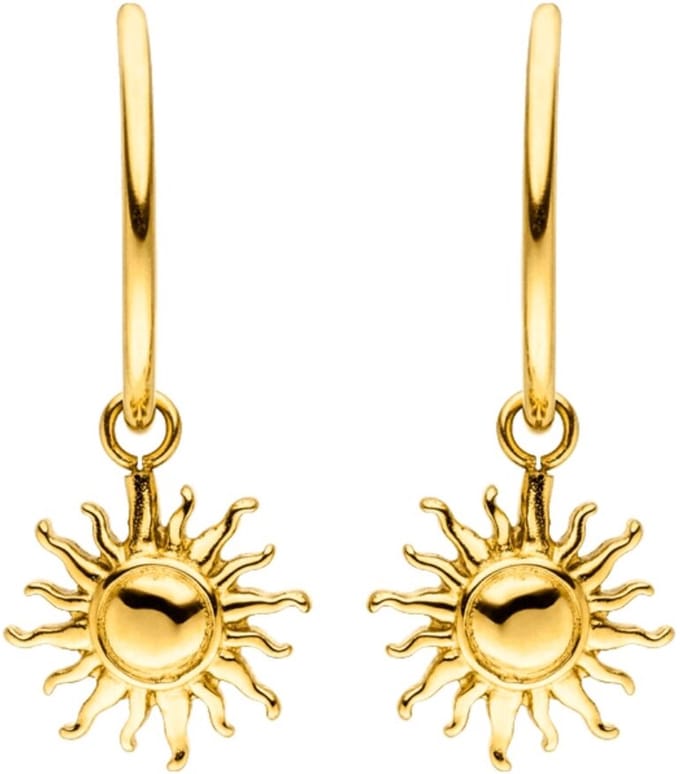 Purelei Bedeltje Core Collection Earring-Sun-Gold