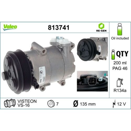 Airco-compressor VALEO RE-GEN - AT VALEO 813741