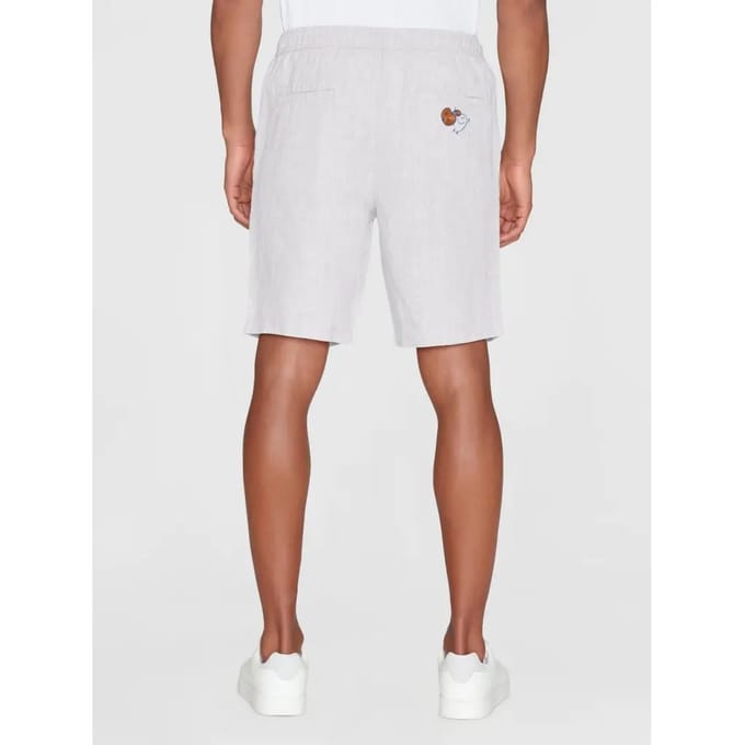 Geborduurde shorts KnowledgeCotton Apparel Fig