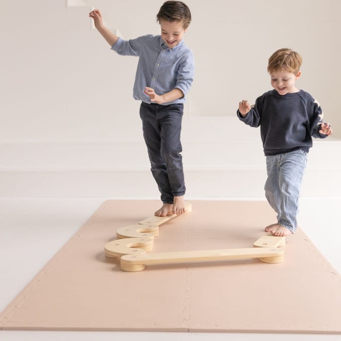Jindl - Balans speelgoed - Houten - Balansplankjes - Koppelbaar - Set XL