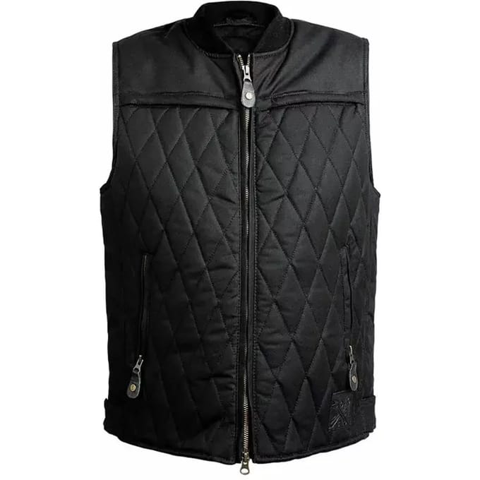 Leren motorvest John Doe Lowrider Wax