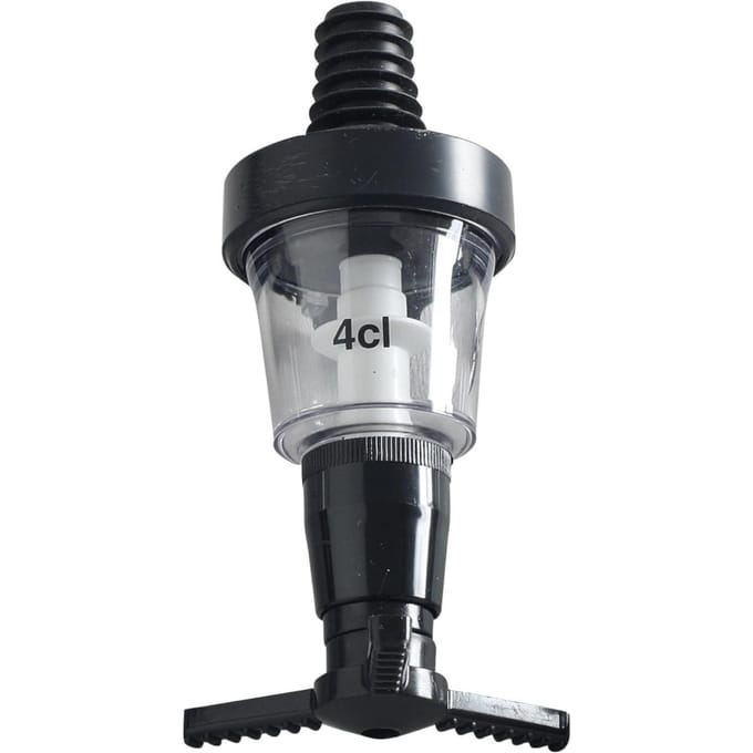 BarUp Non Drip Maatschenker 4cl - Kunststof Drankdispenser - Zwart