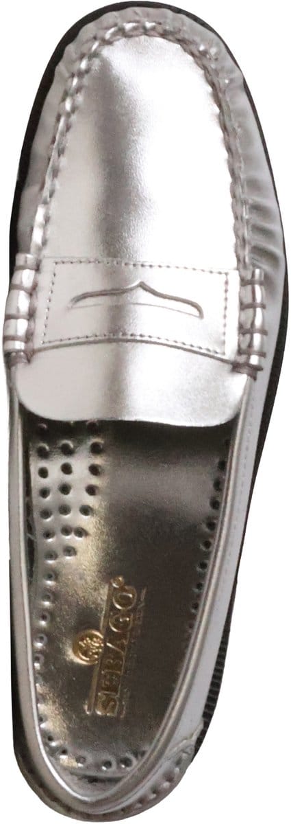 Leren damespantoffels Sebago Dan Met