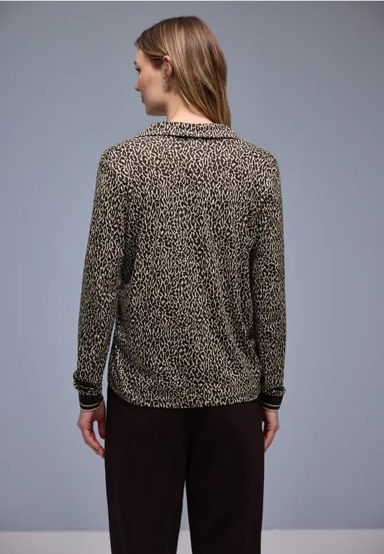 Shirt met luipaardprint