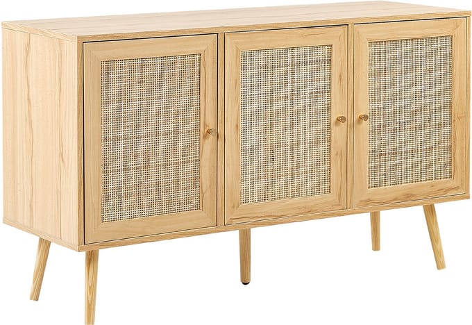PEROTE - Sideboard - Lichte houtkleur - Rotan