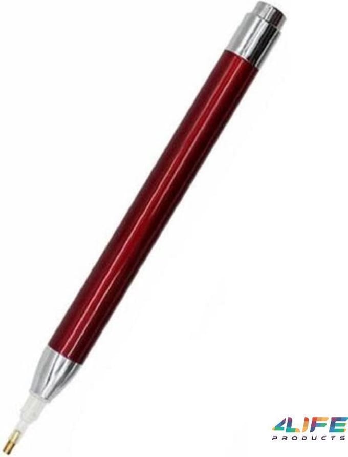 Diamond Painting Led Pen - Rood - Inclusief Gratis Batterijen