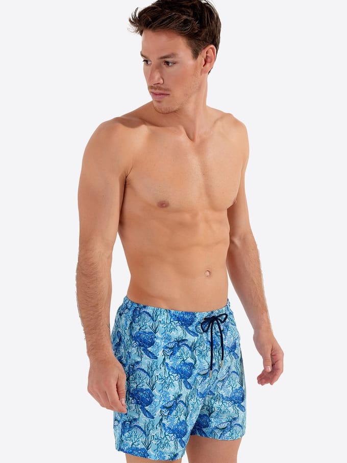 HOM Badeshorts Beach Boxer Tartane