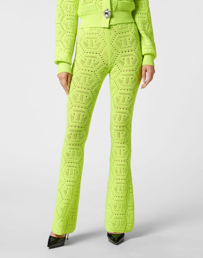Flare Broek Monogram
