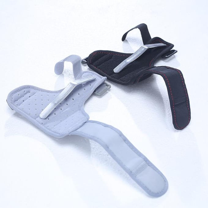 Pouce ceinture fixe doigt fixe pouce fixe attelle respirante doigt fixe quatre saisons attelle de doigt gris