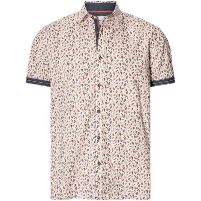 Babista herren Overhemd Met Korte Mouwen - 51/52 - wolwit - Plus Size