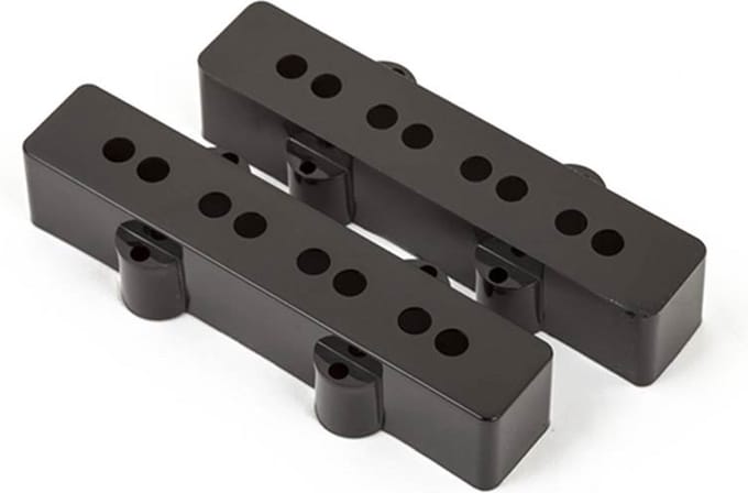 Fender 992038000 pickup covers Jazz Bass®, zwart, plastic, set van 2