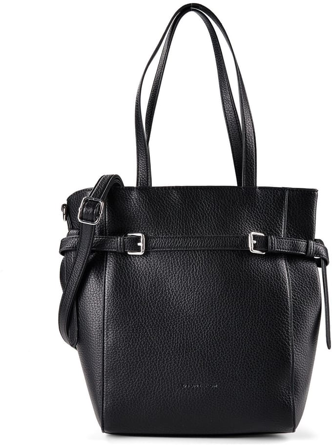 TOM TAILOR shopper schoudertas Sora Zip Shopper Black zwart