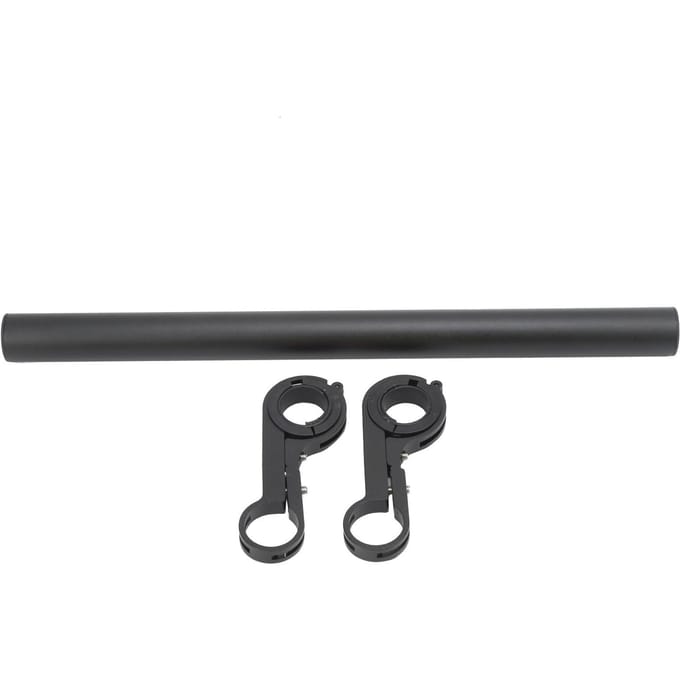 30CM Aluminiumlegering Fiets Stuurverlenger Beugel Mount Fiets Koplamp Mount Stang black