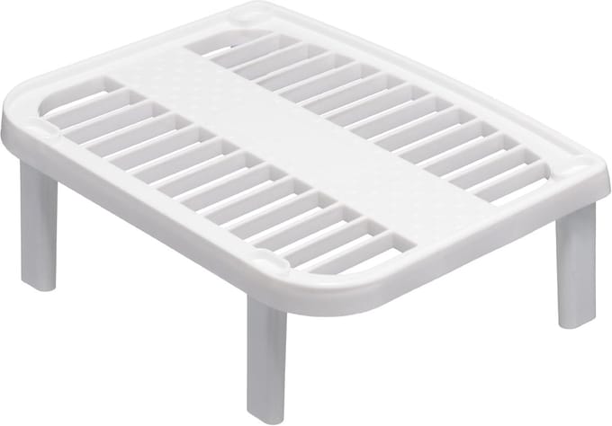 Stapelbare Opbergplank - Wit | Ideaal voor Organisatie