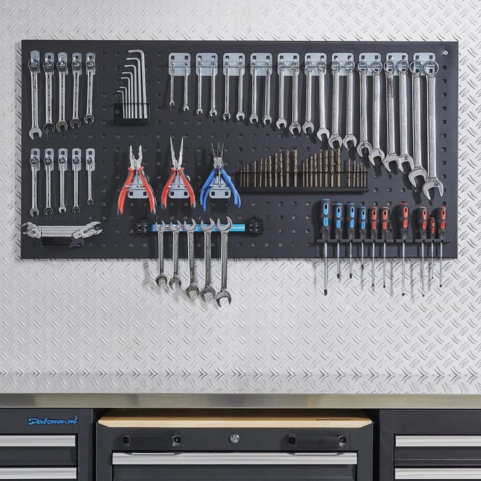 Datona® Basisset ophangmateriaal incl. bord - Zwart