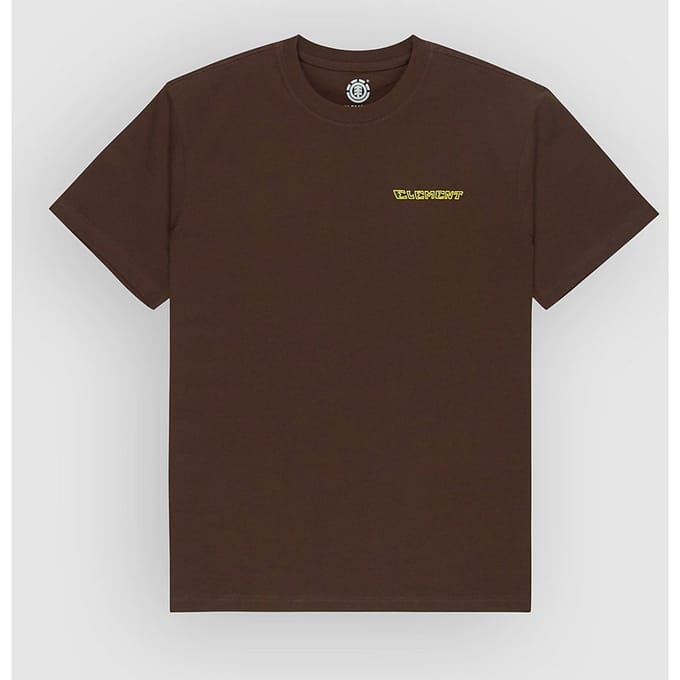 Element Fortune T-shirt Met Korte Mouwen Bruin M Man