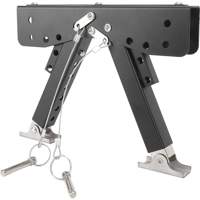 RV Stapstabilisator Huishoudelijk Multifunctioneel Opvouwbaar Staal Solide Stand RV Stapstabilisator gray