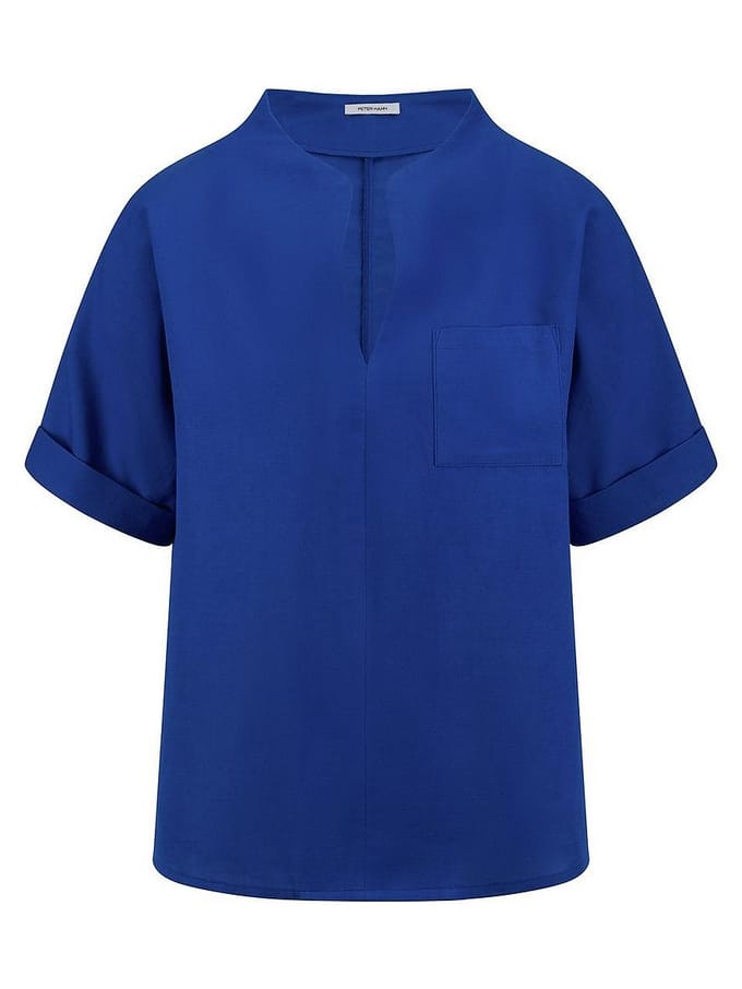 Blouse Van Peter Hahn blauw