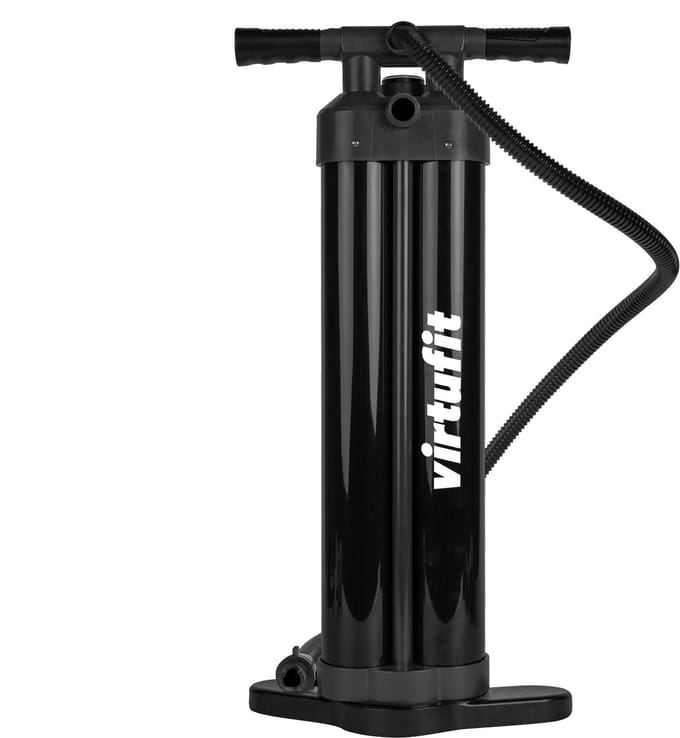 VirtuFit Triple Action Pomp - Zwart - Veelzijdige Pomp - Met Drukmeter - Pompt Moeiteloos Op - Oppompen - Sup Pomp -