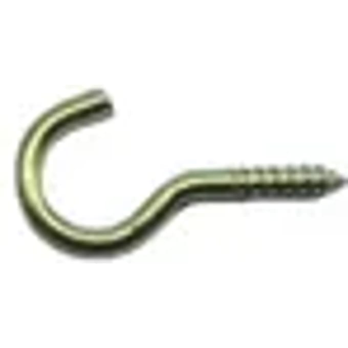 Sencys Schroefhaak 2x9mm Vermessingd Per 25