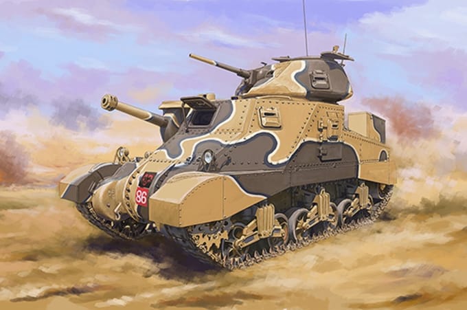 Trumpeter Modelbouwpakket Militaire voertuigen - 63535 M3 Medium Tank Plastic - 1:35 - Modelbouw