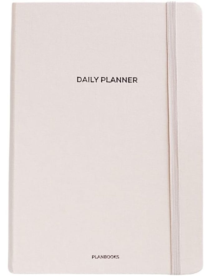 Planbooks - To Do Planner - Dagplanner - Gratitude Journal - Daily Planner - A5 - Hardcover Linnen