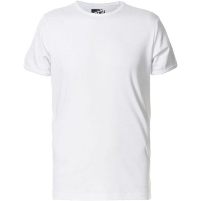 Petrol Basic T-Shirt - Wit - Ronde hals - 1 pack - L
