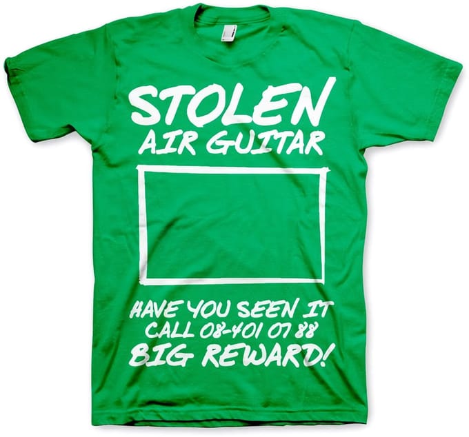 Hybris Stolen Air Guitar T-shirt SH-1-15318-H9-15
