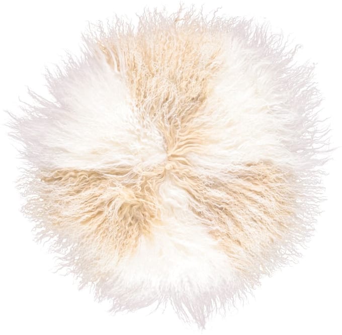 Sheepskin House - Curly Cake Kussen - D62 cm