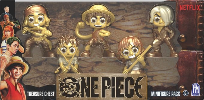 One Piece - Collectible Minifigure Pack - Treasure Chest - Gold